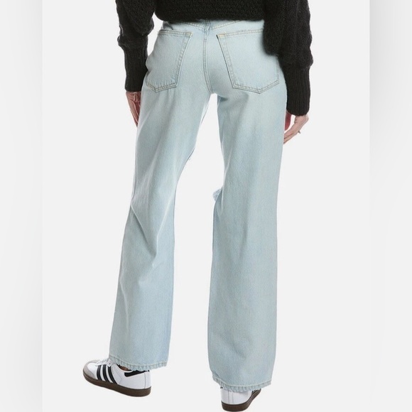 RE/DONE Loose Long Acqua Destroy Straight Leg Jeans Size 29 – Retail $325 NWT - Picture 2 of 9